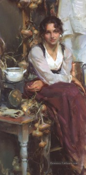  impressionist tableau - Belle femme DFG 07 Impressionist